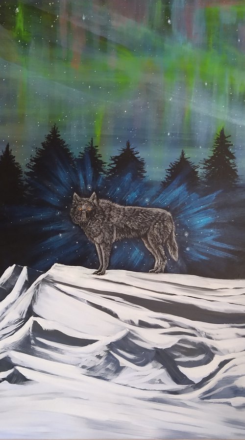 Wolf spirit. by Zoe Adams