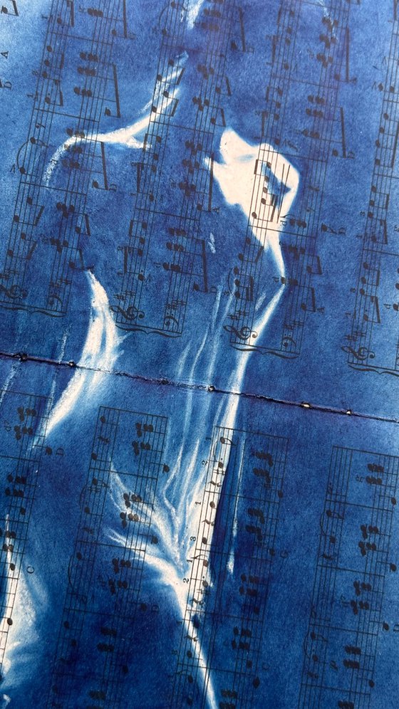 Muse №4 -Moonlight Blue Silhouette