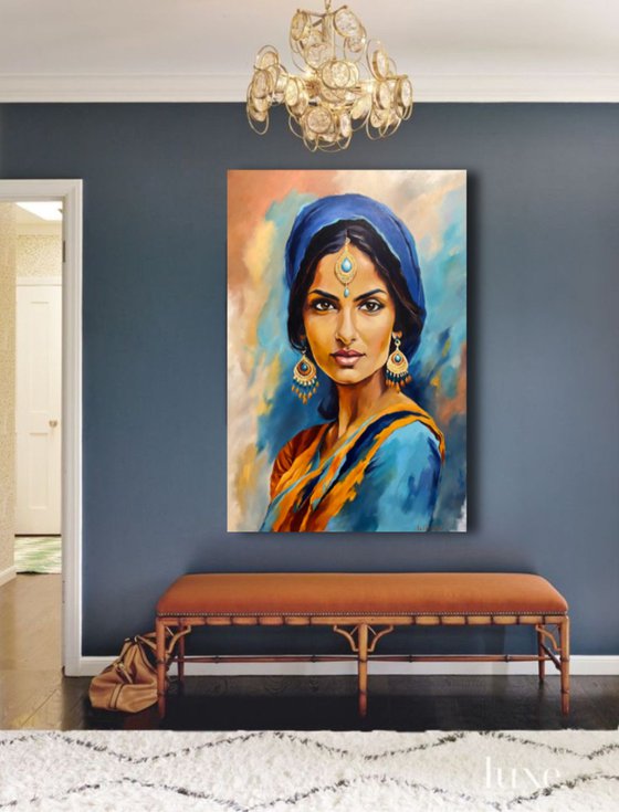 Indian woman portrait 3