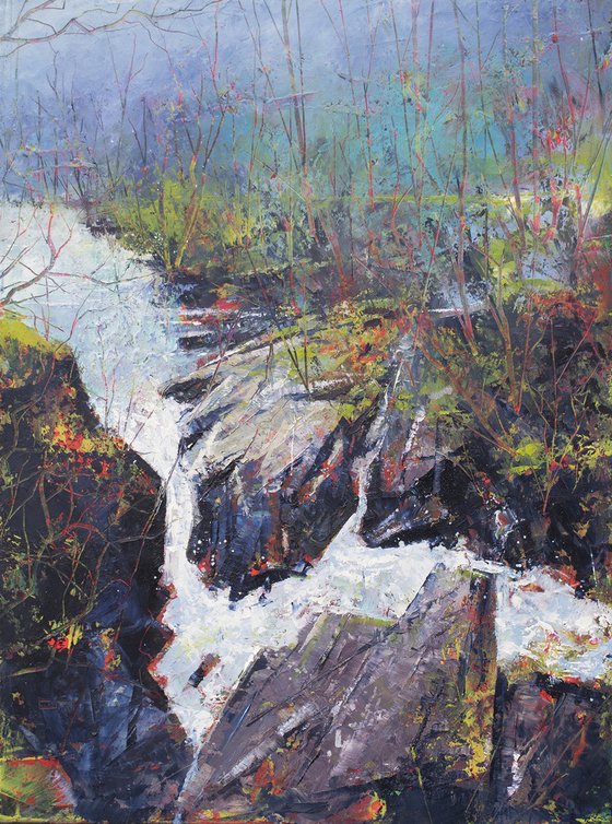 Afon LIugwy at Pont Cyfyng