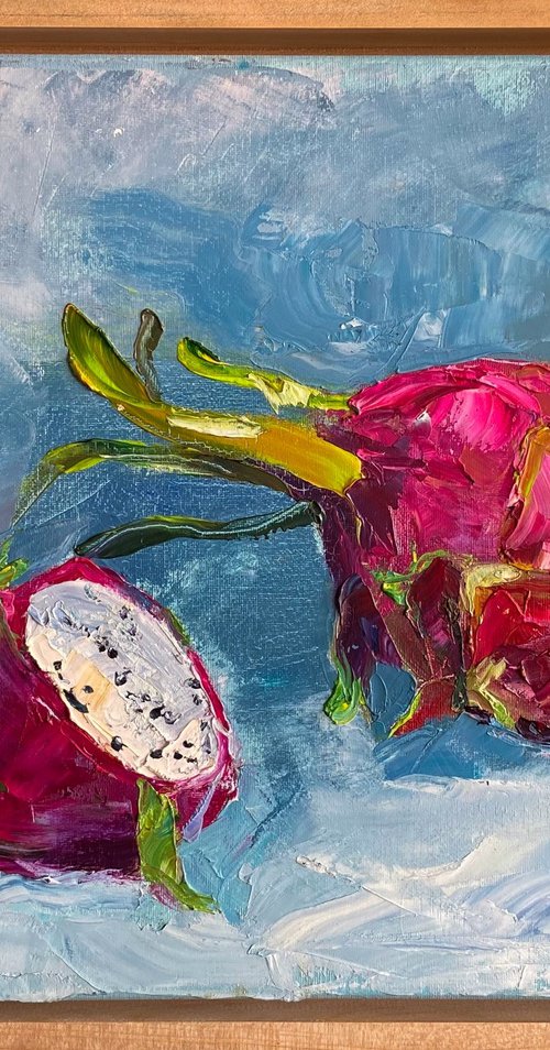 Dragon Fruit – Tropical Still Life by Mily Art