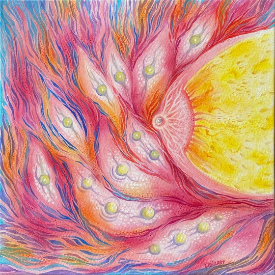 Unknown worlds. Feminine energy