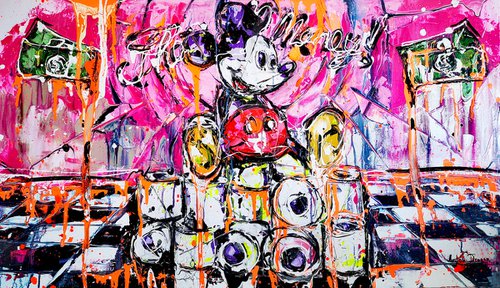 Mickey will survive 2020 (framed) by Antoni Dragan