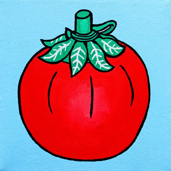 Tomato Ketchup Pop Art Canvas