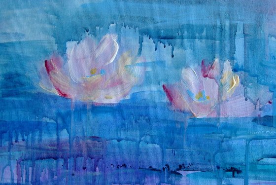 Lilies on the Pond #68