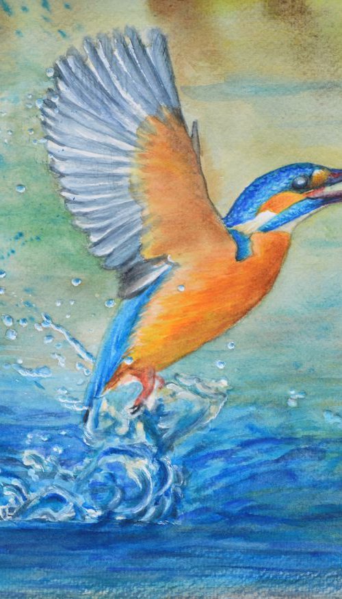 Hunting Kingfisher by Neha Soni