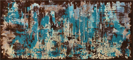 Abstrakte Weisheit - Abstract Art - Acrylic Painting - Canvas Art - Framed Painting - Abstract Painting - Industrial Art