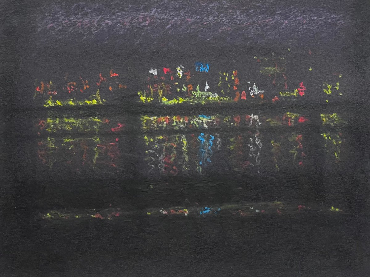 Ida Saou, Misty Evening Reflections by David Lloyd
