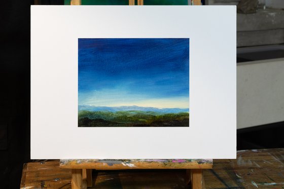 Horizon - landscape - Small size affordable art - Ideal decoration - Ready to frame