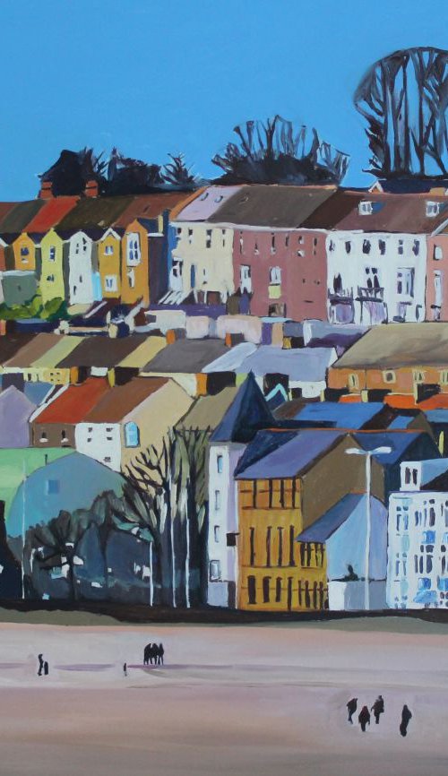 Brynmill from Swansea Beach by Emma Cownie