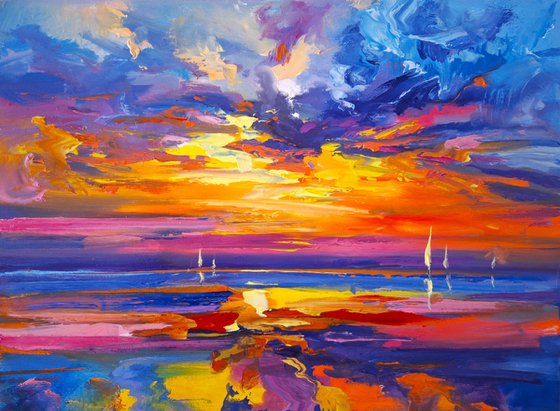 Orange sky