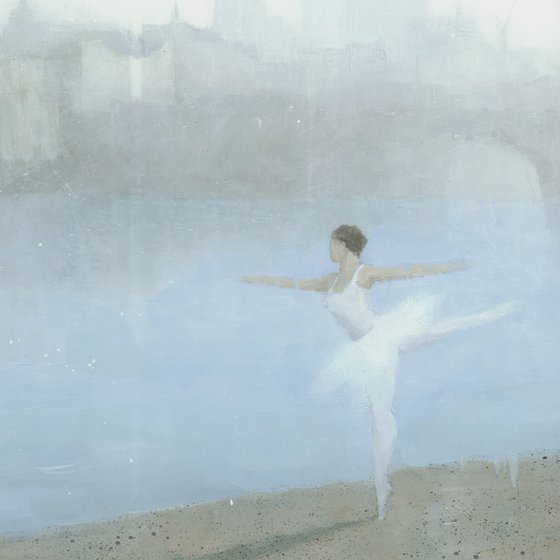 Ballerina on the Thames