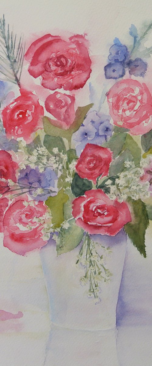 Rose Bouquet by JANE  DENTON