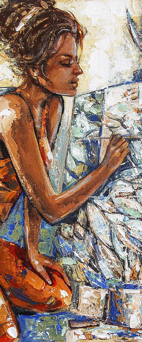 The painting of the day by ARTIST GURDISH PANNU