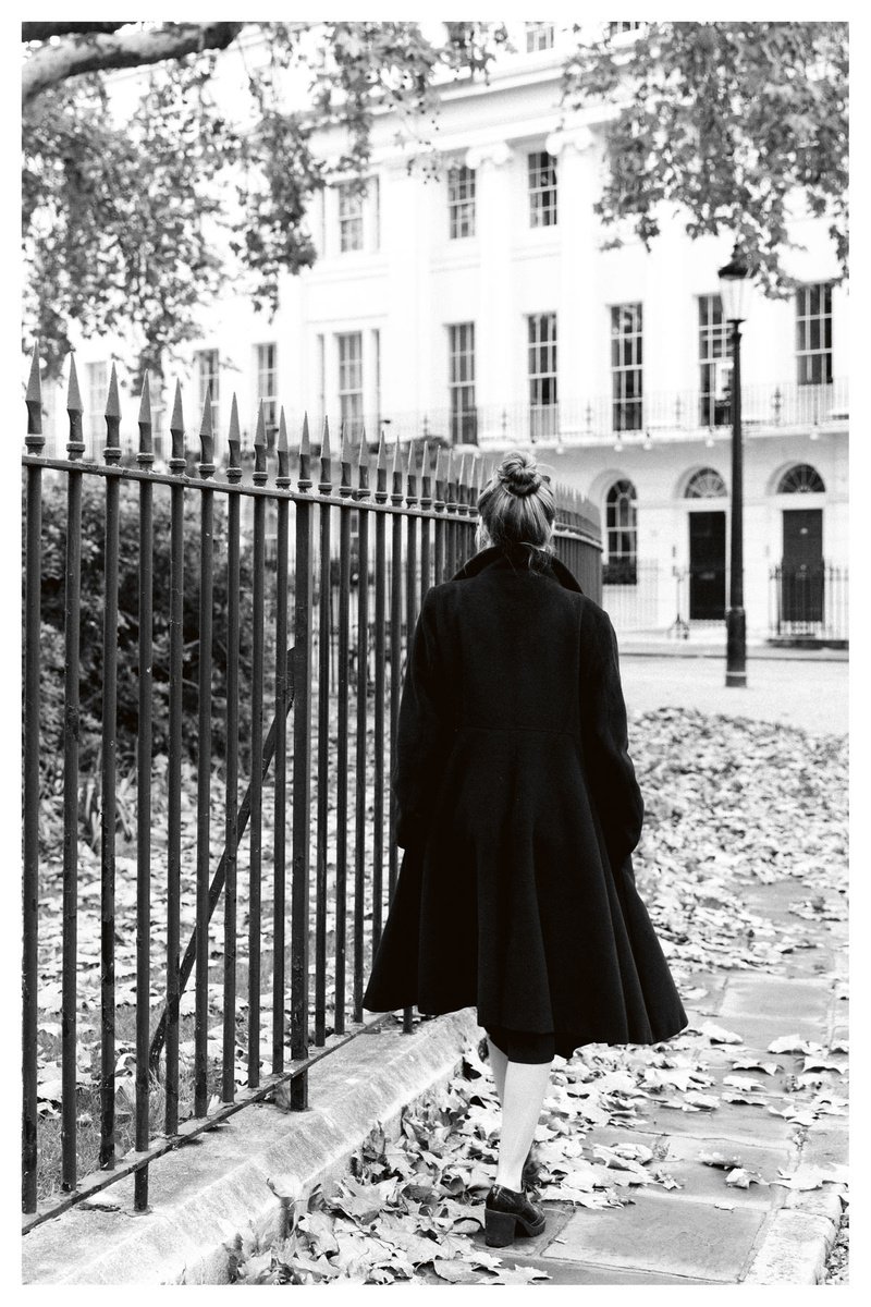 Woman Walking in London home Decor Print, Black and white wall art, London art Print, Stre... by Rachel Vogeleisen