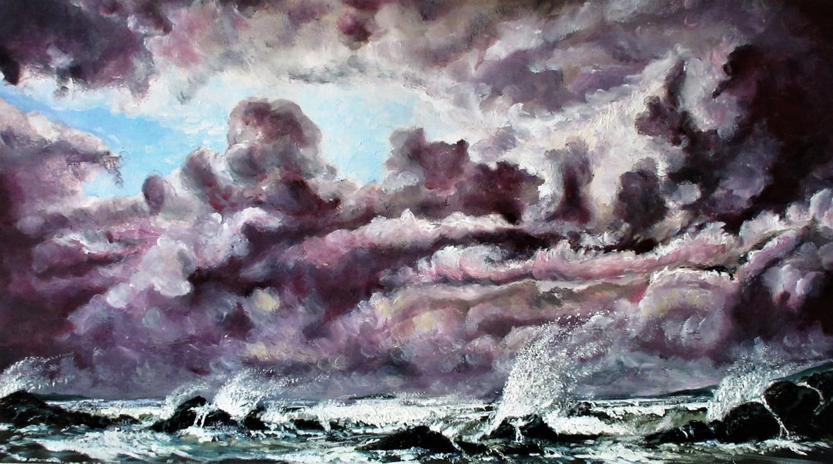 Rough Weather at Sea by Max Aitken