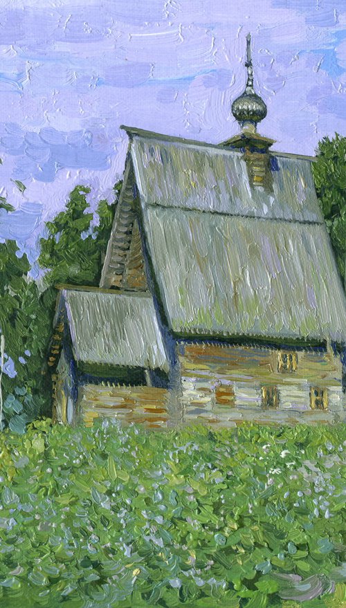 Plyos. Church on Mount Levitan by Simon Kozhin