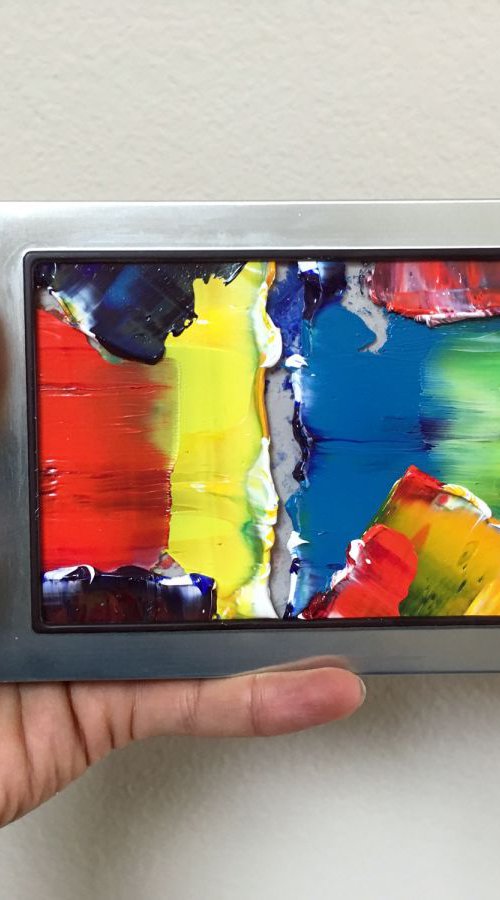 "We Can Work It Out" - Original PMS Micro Painting to display on any surface by Preston M. Smith (PMS)
