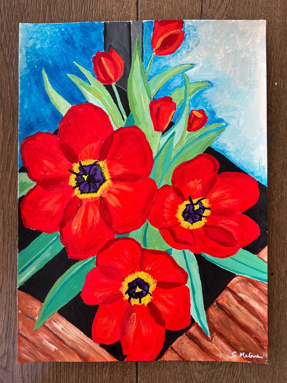 Red Tulips