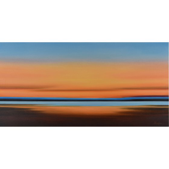 Twilight Glow - Colorful Abstract Landscape