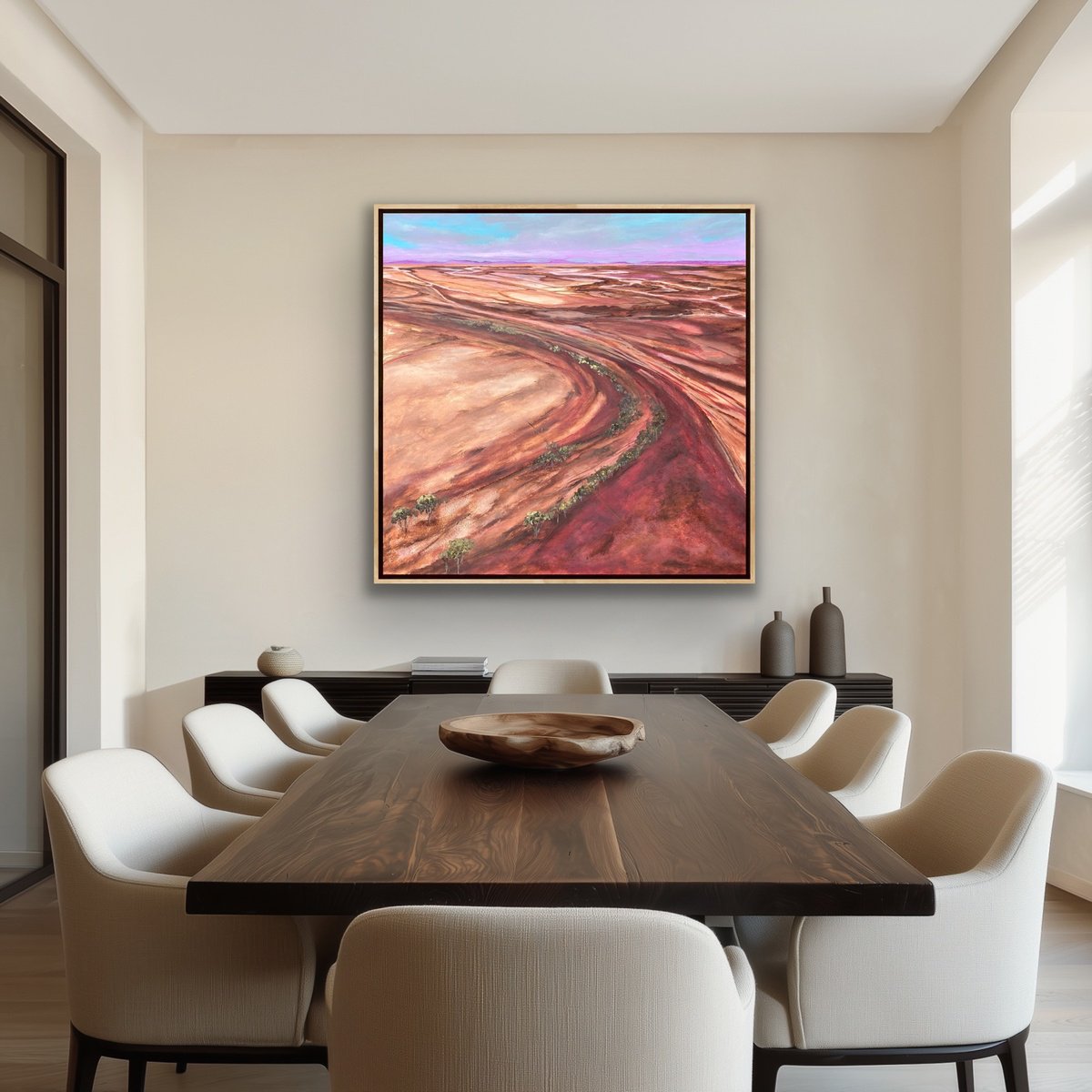 Unfolding Horizon By Swapna Namboodiri, 36 X 36, Artwork For Sale On Artfinder