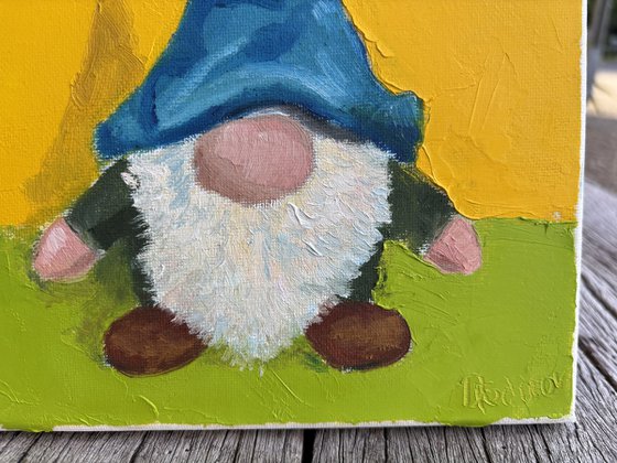 Stuffed toy gnome