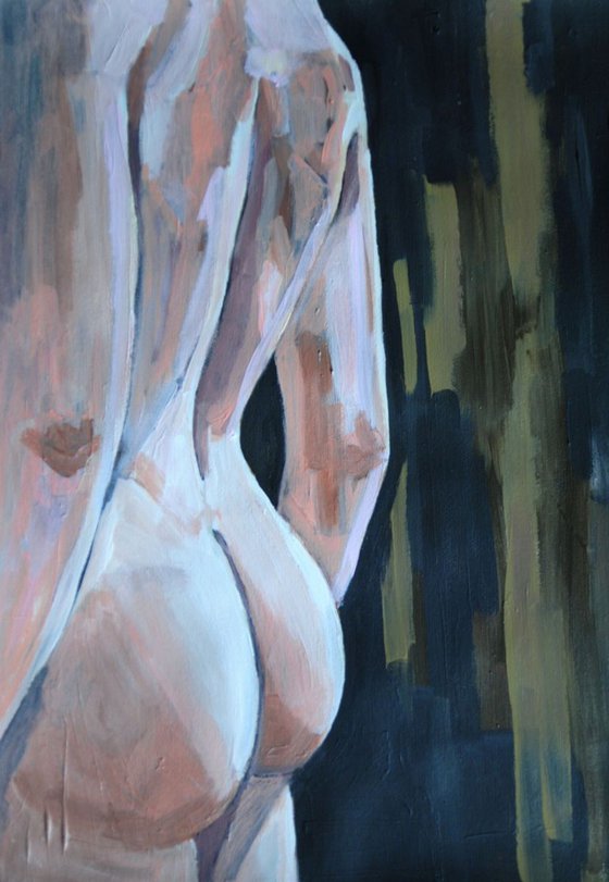 Male Nude / 51 X 36 cm