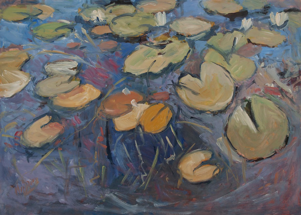 Water lilies VI by Nop Briex