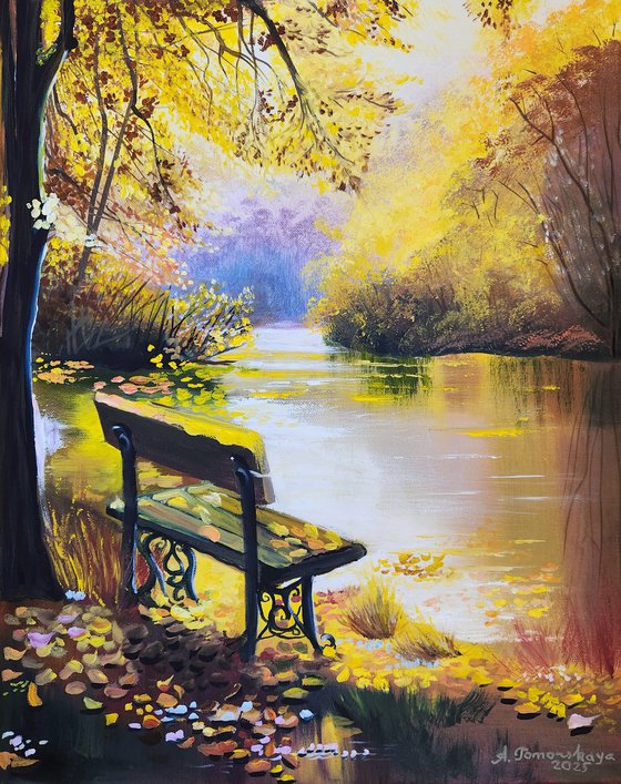 Golden October by the Lake