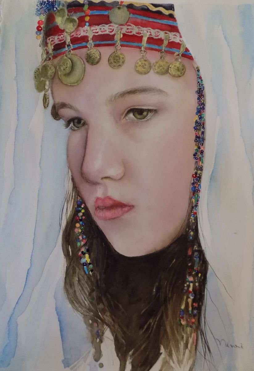 A Bulgarian girl by Ninni watercolors