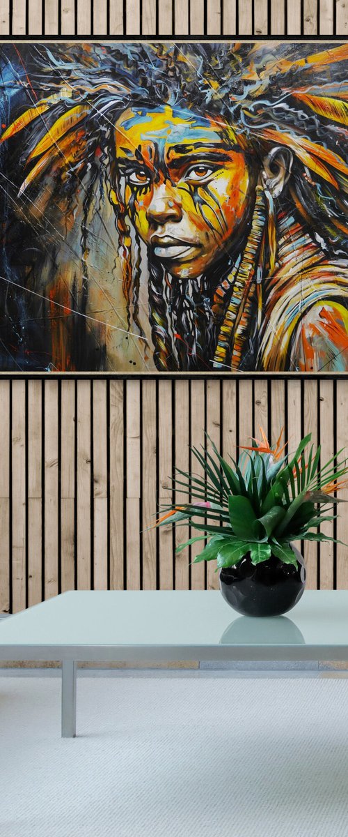 Warrior Blu by Franko