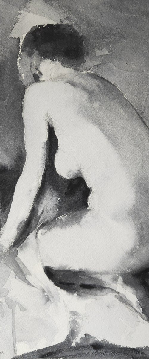 "Female nude model " by Olga Tsarkova by Olga Tsarkova