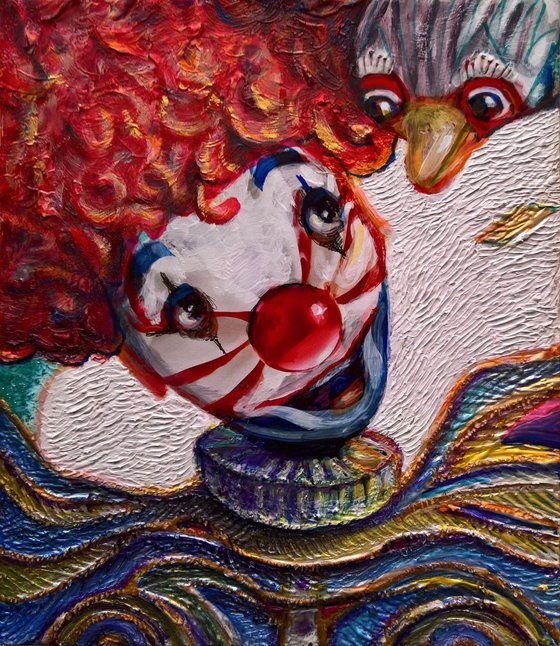 - AMARENA CLOWN - ( 20 x 17 x 6,5 cm )