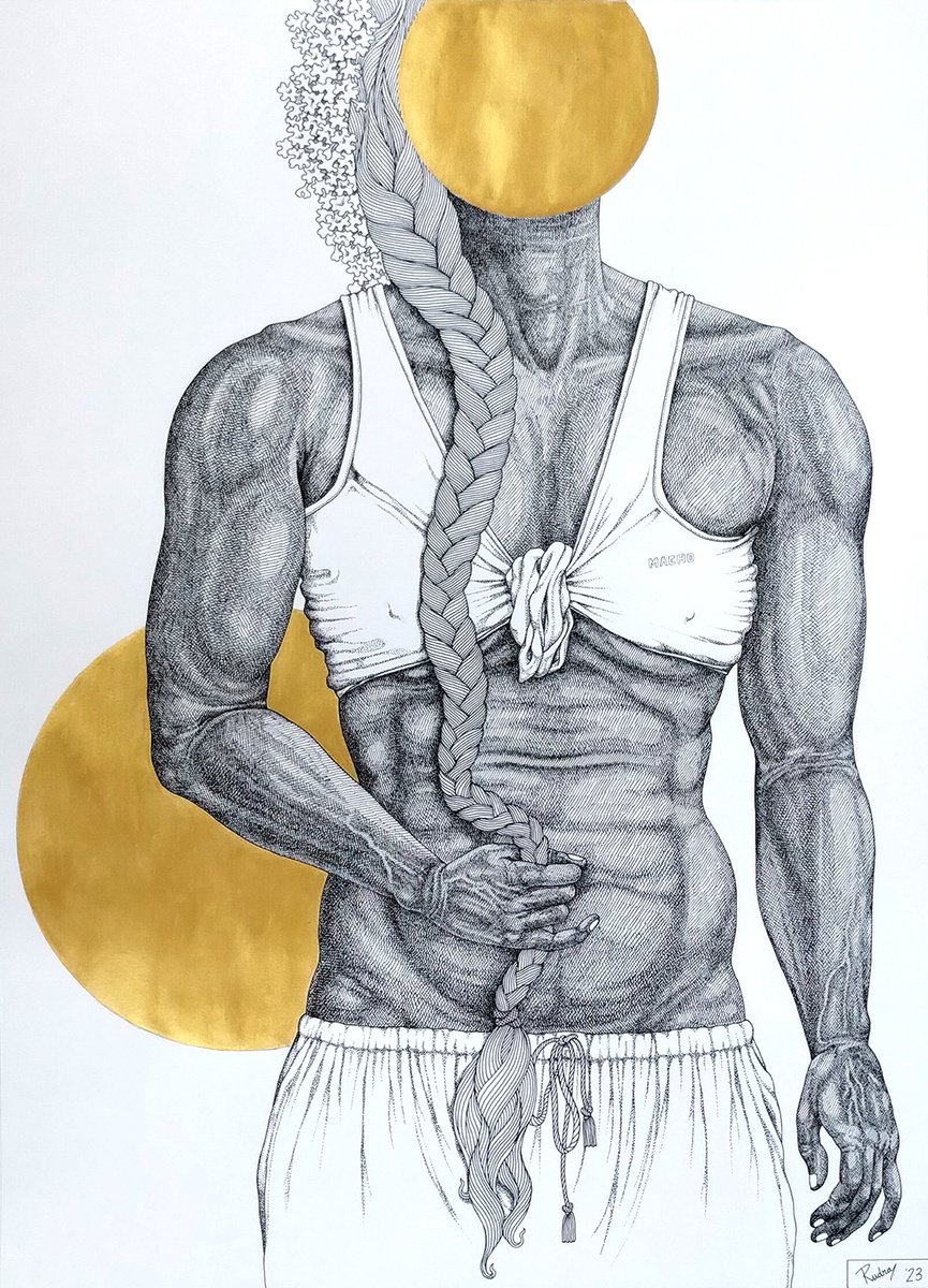Surrealistic Ink Drawing , Otherwise, Straight Acting... By Rudra Kishore Mandal, 21 X 29, Artwork For Sale On Artfinder