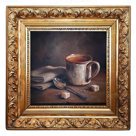 Rustic Tea Still Life Quiet Moment with Tea