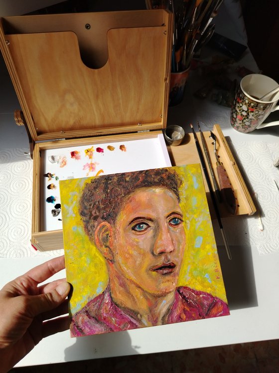 Portrait in Yellow Light