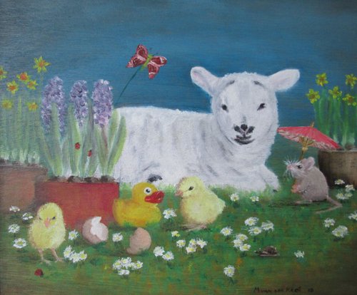 Little Lamb and Friends by MARJANSART