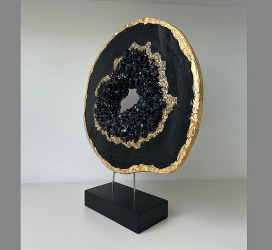 Black Gold geode.