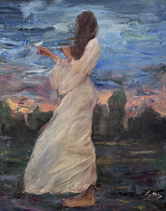 She Weaves Her Hair Into Clouds