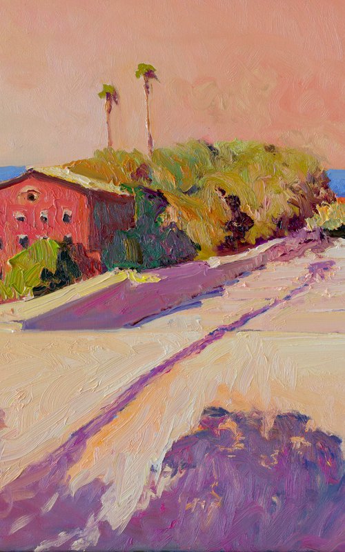 Staircase to the Ocean. Evening by Suren Nersisyan