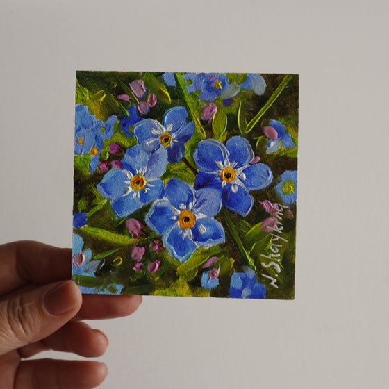 Blue Forget Me Nots
