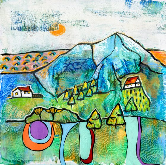 Seasonal Landscape on paper 3