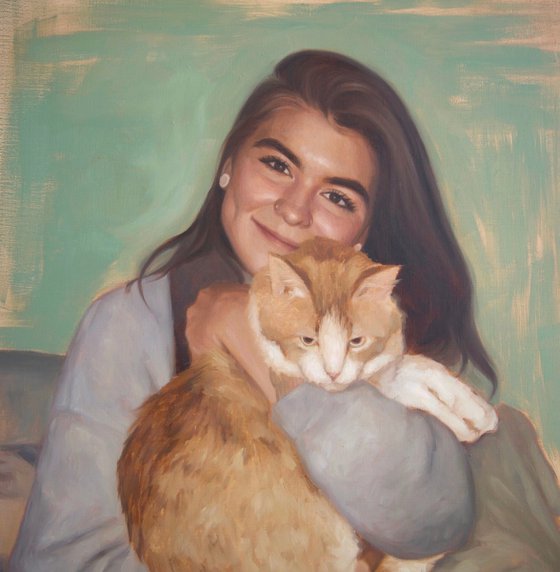 Commission portrait painting