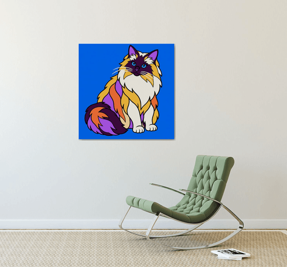 Colorful Birman Cat #38
