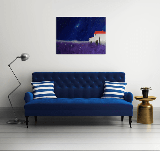 “Midnight In Provence” 102x77x2cm