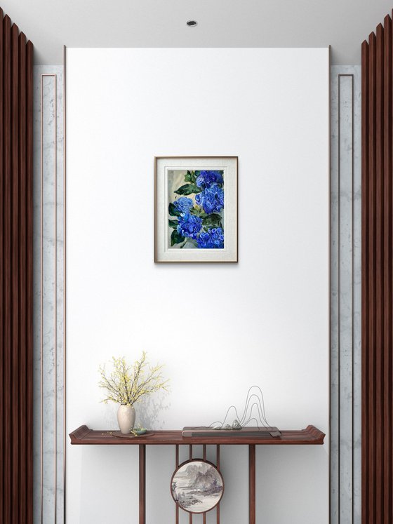 Cobalt Hydrangea Study — Bedugul Bali