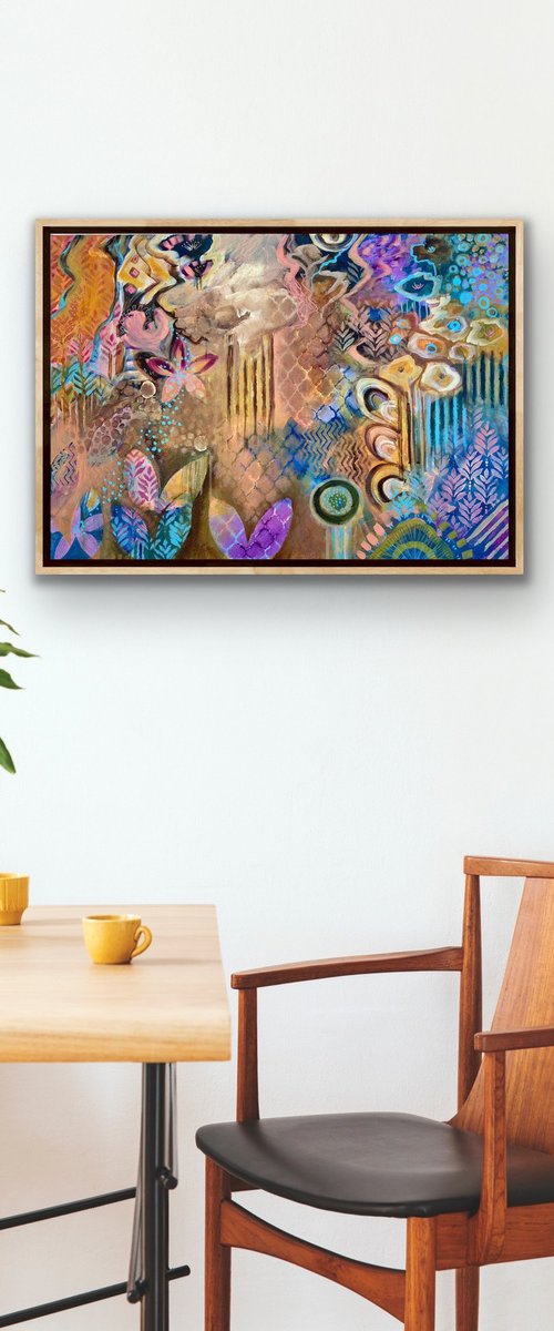 Held in Golden Bloom by Swapna Namboodiri