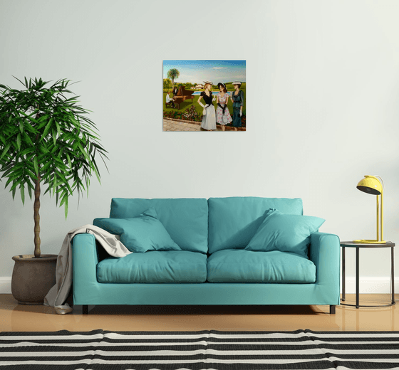 Party- landscape - realism - portrait - arredo art