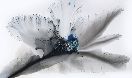 Nature 261 — Abstract Organic Blue