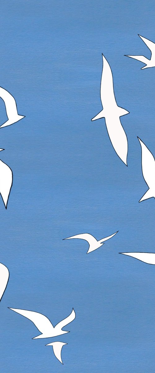 Blue Sky #30 by Marina Krylova